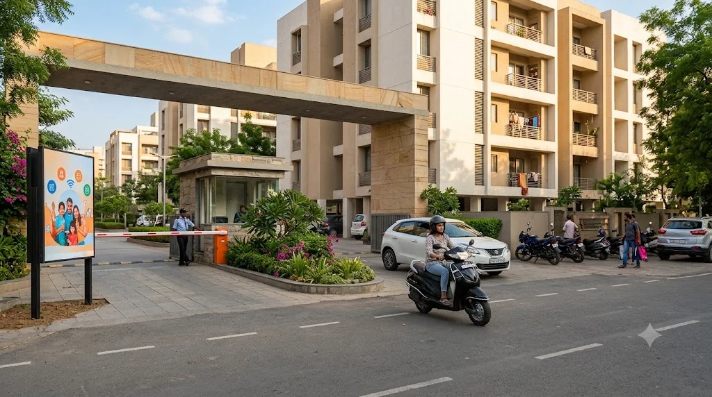 SmartVision Gate vehicle entrance